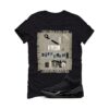 Jordan 3 Black Cat Black T-Shirt (Cut from a different cloth) CT8532-001