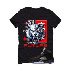 Jordan 5 Black Metallic Reimagined Black T-Shirt (Future) HF3975-001