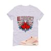 Jordan 3 Valentine’s Day White T-Shirt ( rose hearts) HJ0178-600