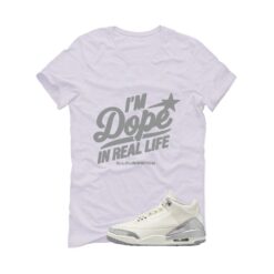 Jordan 3 WMNS Sail White T-Shirt (DOPE) CK9246-100