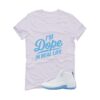 Jordan 12 Melo White T-Shirt (DOPE) CT8013-112
