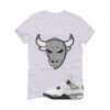 Jordan 4 White Cement White T-Shirt (Jason Bully) FV5029-100