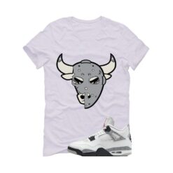 Jordan 4 White Cement White T-Shirt (Jason Bully) FV5029-100