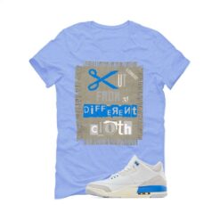 Jordan 3 Lucky Shorts Carolina Blue T-Shirt (Cut from a different cloth) CT8532-101