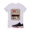 Jordan 11 Low Bred White T-Shirt (Cut from a different cloth) FV5104-006