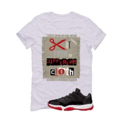 Jordan 11 Low Bred White T-Shirt (Cut from a different cloth) FV5104-006