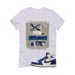 Jordan 1 Rare Air Deep Royal Blue White T-Shirt (Cut from a different cloth) DZ5485-100