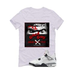 Jordan 4 White Cement White T-Shirt (ENOUGH OF MR GOOD GUY) FV5029-100