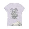Jordan 3 WMNS Sail White T-Shirt (Hustle More) CK9246-100