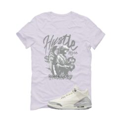 Jordan 3 WMNS Sail White T-Shirt (Hustle More) CK9246-100