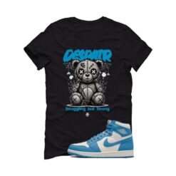 Jordan 1 High OG UNC Reimagined Black T-Shirt (Despair) DZ5485-402