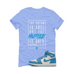 Jordan 1 High OG UNC Reimagined Carolina Blue T-Shirt (Dream is Free) DZ5485-402