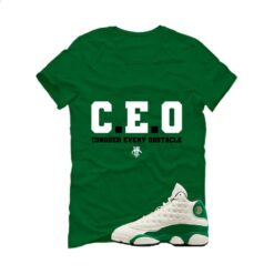 Jordan 13 GS Pine Green Pine Green T-Shirt (CEO) HQ0780-103