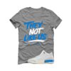 Jordan 3 Lucky Shorts Grey T-Shirt (They not like us) CT8532-101