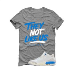 Jordan 3 Lucky Shorts Grey T-Shirt (They not like us) CT8532-101