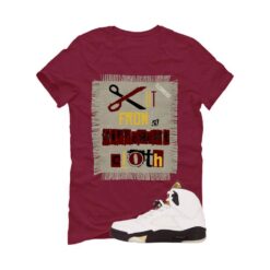 Jordan 5 Earth/Metallic Gold Maroon T-Shirt (Cut from a different cloth) DD9336-200