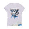 Jordan 3 Lucky Shorts White T-Shirt (Money Moves) CT8532-101