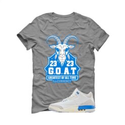 Jordan 3 Lucky Shorts Grey T-Shirt (GOAT 23) CT8532-101