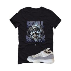 Jordan 11 Low Year Of The Snake Black T-Shirt (Skull Snake) HQ7000-001