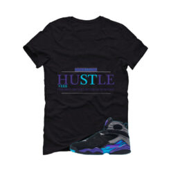 Jordan 8 OG Aqua Black T-Shirt (Hustle Definition) 305381-006