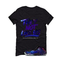 Air Foamposite One Galaxy Black T-Shirt (They not like us) FQ4303-400