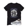 Jordan 11 Low Year Of The Snake Black T-Shirt (Skull Rose) HQ7000-001