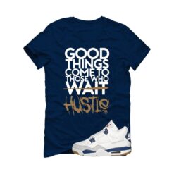 SB x Air Jordan 4 Navy Navy Blue T-Shirt (Good Things) DR5415-100