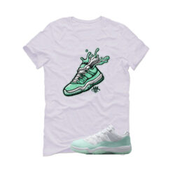 Jordan 11 Low WMNS Igloo White T-Shirt (Splash Shoe) AH7860-103