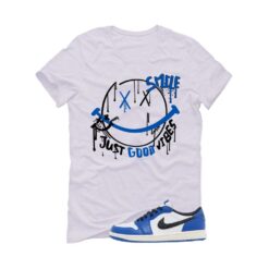 Jordan 1 Low OG Game Royal White T-Shirt (Smile) CZ0790-140