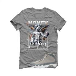 Jordan 9 Cool Grey Grey T-Shirt (Money Moves) HV4794-011
