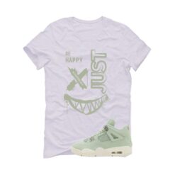 Jordan 4 WMNS Seafoam White T-Shirt (Be Happy) HV0823-003