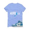 Jordan 1 High OG UNC Reimagined Carolina Blue T-Shirt (Millionaire Mindset) DZ5485-402