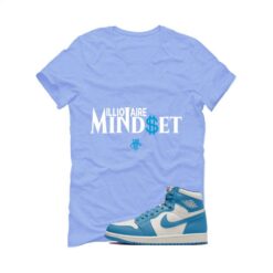 Jordan 1 High OG UNC Reimagined Carolina Blue T-Shirt (Millionaire Mindset) DZ5485-402