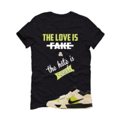 Travis Scott x Jordan Jumpman Jack Bright Cactus Black T-Shirt (Love is Fake) FZ8117-102