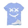 Jordan 12 Melo Carolina Blue T-Shirt (Happy Drip) CT8013-112