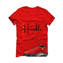 Jordan 14 Ferrari Red T-Shirt (Stay Humble) IF5015-600