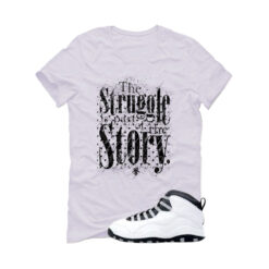 Air Jordan 10 OG Steel White T-Shirt (Struggle) 130209-101