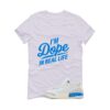 Jordan 3 Lucky Shorts White T-Shirt (DOPE) CT8532-101