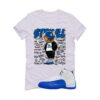 Jordan 12 Blueberry White T-Shirt (Stay ill Bear) CT8013-140