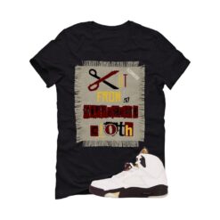 Jordan 5 Earth/Metallic Gold Black T-Shirt (Cut from a different cloth) DD9336-200