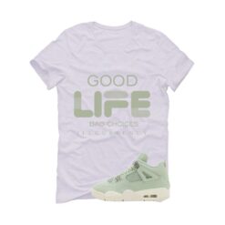 ordan 4 WMNS Seafoam White T-Shirt (Bad Choices) HV0823-003