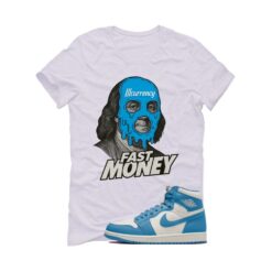 Jordan 1 High OG UNC Reimagined White T-Shirt (Fast Money) DZ5485-402