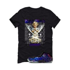 Air Foamposite One Galaxy Black T-Shirt (Holy Child) FQ4303-400