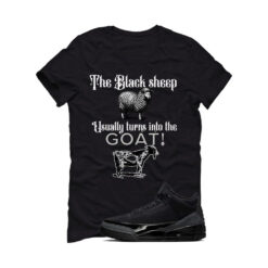 Jordan 3 Black Cat Black T-Shirt (the black sheep usually turns into the GOAT!) CT8532-001