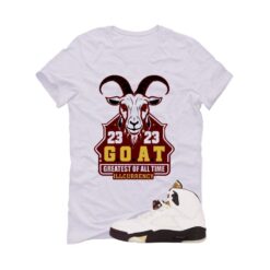 Jordan 5 Earth/Metallic Gold White T-Shirt (GOAT 23) DD9336-200