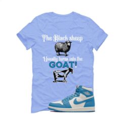 Jordan 1 High OG UNC Reimagined Carolina Blue T-Shirt (the black sheep usually turns into the GOAT!) DZ5485-402