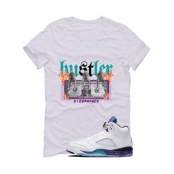 Jordan 5 OG Grape White T-Shirt (See No Evil Hustler) HQ7978-100