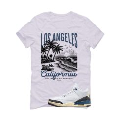 Jordan 3 OG SP Diffused Blue White T-Shirt (Los Angeles) HV8571-100