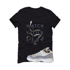 Jordan 11 Low Year Of The Snake Black T-Shirt (Watch Your Step) HQ7000-001