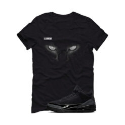 Jordan 3 Black Cat Black T-Shirt (Black Cat) CT8532-001